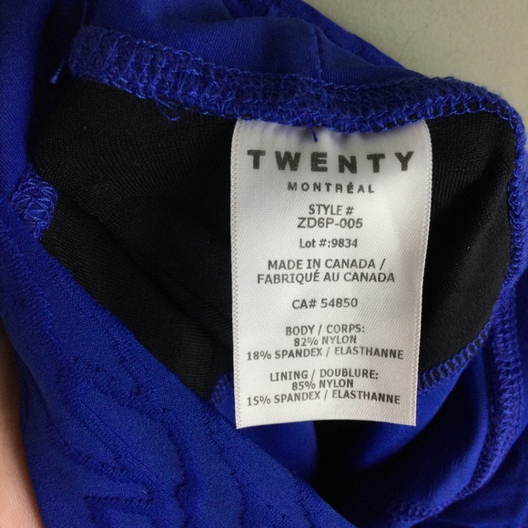 Twenty Montreal Connect 3D Swirl High Waist Full Length Compression Leggings - Picture 11 of 12